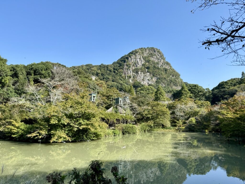 御船山乐园的池塘